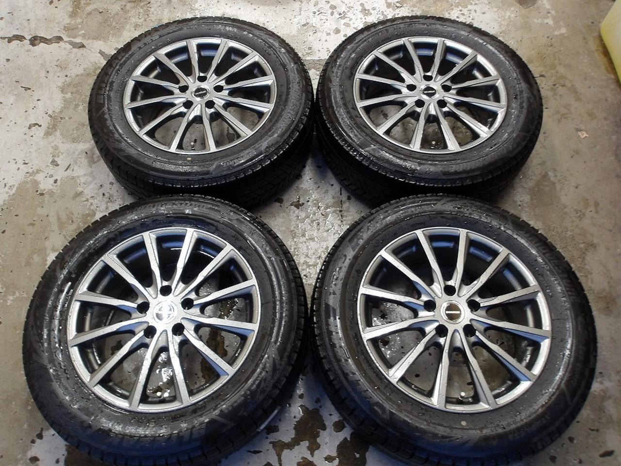 6 BRIDGESTONE BALMINUM AR12 + BRIDGESTONE BLIZZAK VRX3