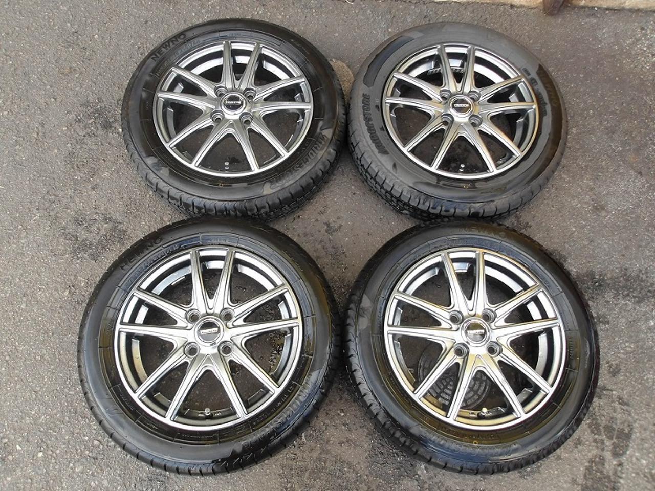 1TRISTAR Twin 5-spoke wheels + BRIDGESTONE NEW NO