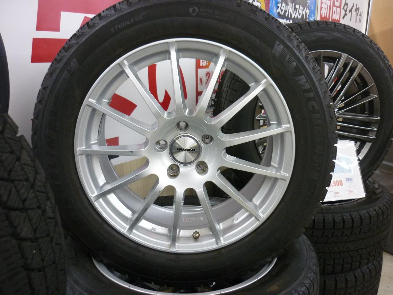 weds IRVINE spoke wheels + MICHELIN X-ICE SNOW