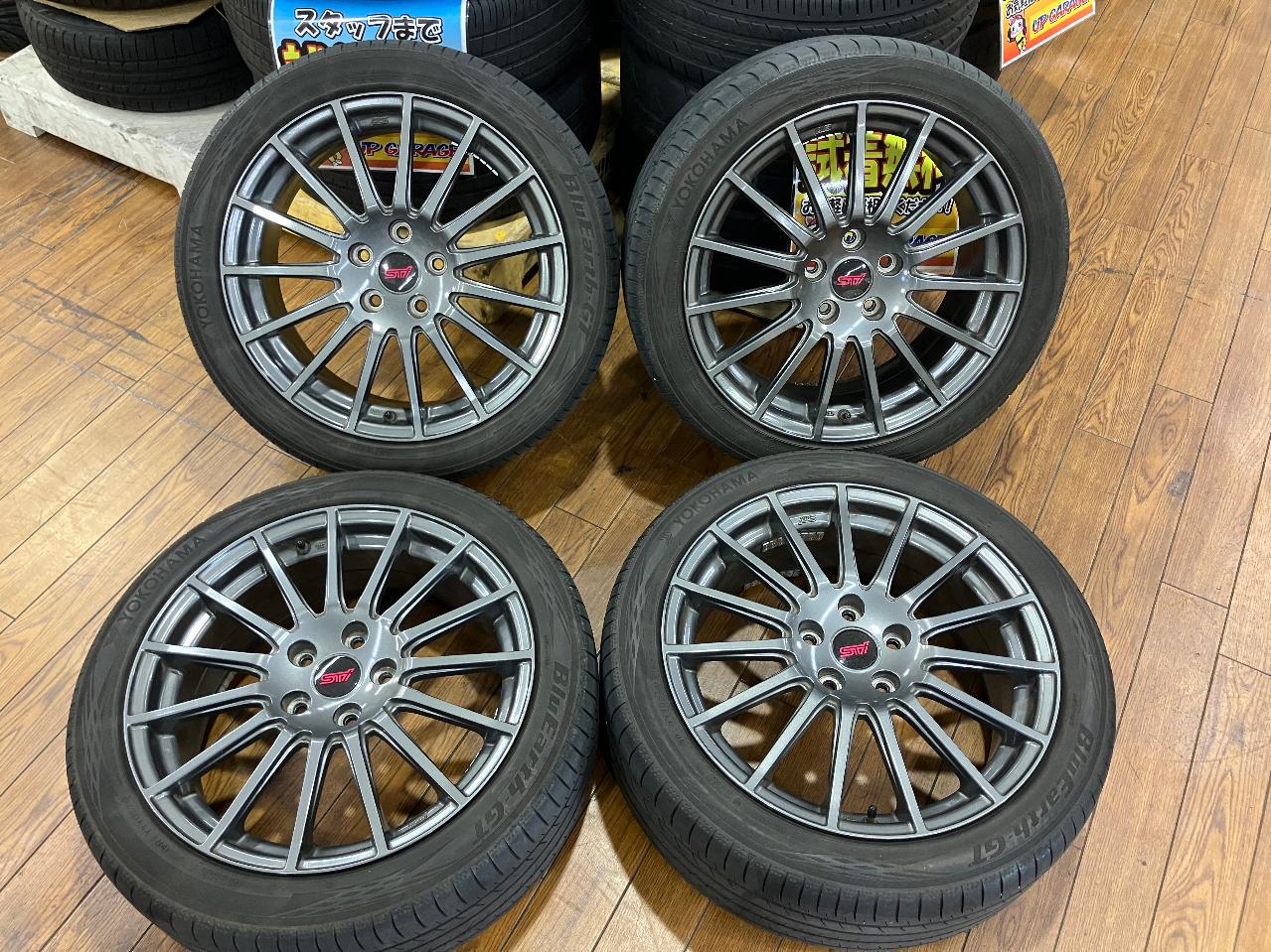 Subaru genuine Levorg genuine wheels + YOKOHAMA BluEarth-GT