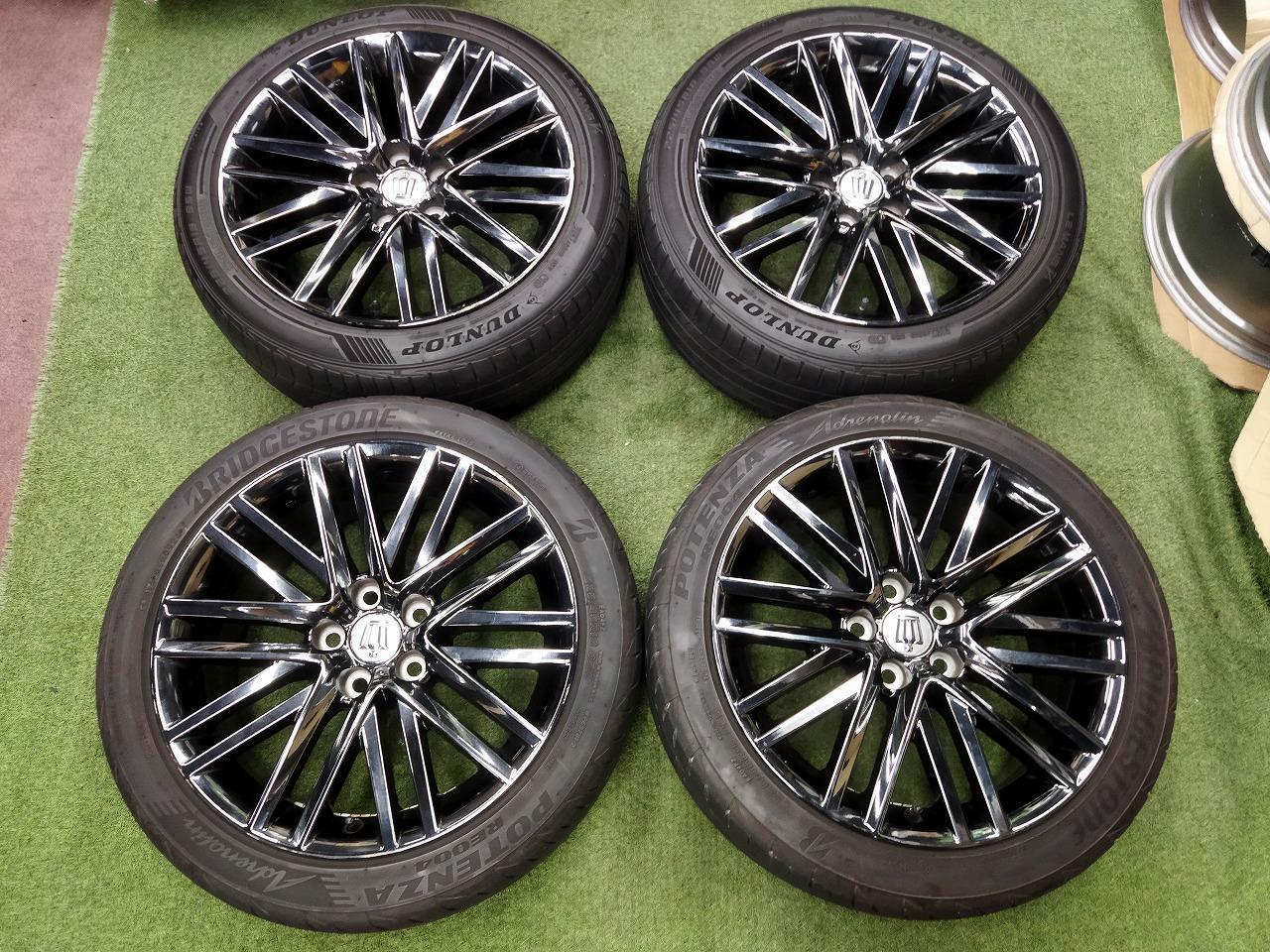 Toyota genuine Crown athlete 210 series sputtered genuine wheels + BRIDGESTONE POTENZA RE004 + DUNLOP LEMANS V +