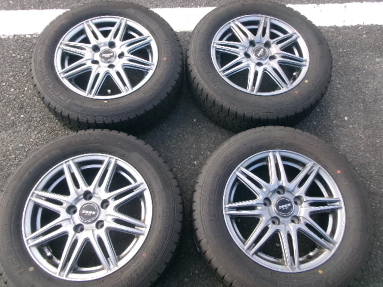 JAPAN SANYO ZACK JP 818 + GOODYEAR ICENAVI 7 195 / 65R15 4 pieces set