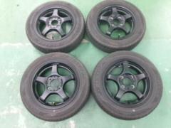 メーカー不明 5本スポークアルミホイール  + DUNLOP(ダンロップ) DUNLOP ENASAVE EC204 155/65R13 73S