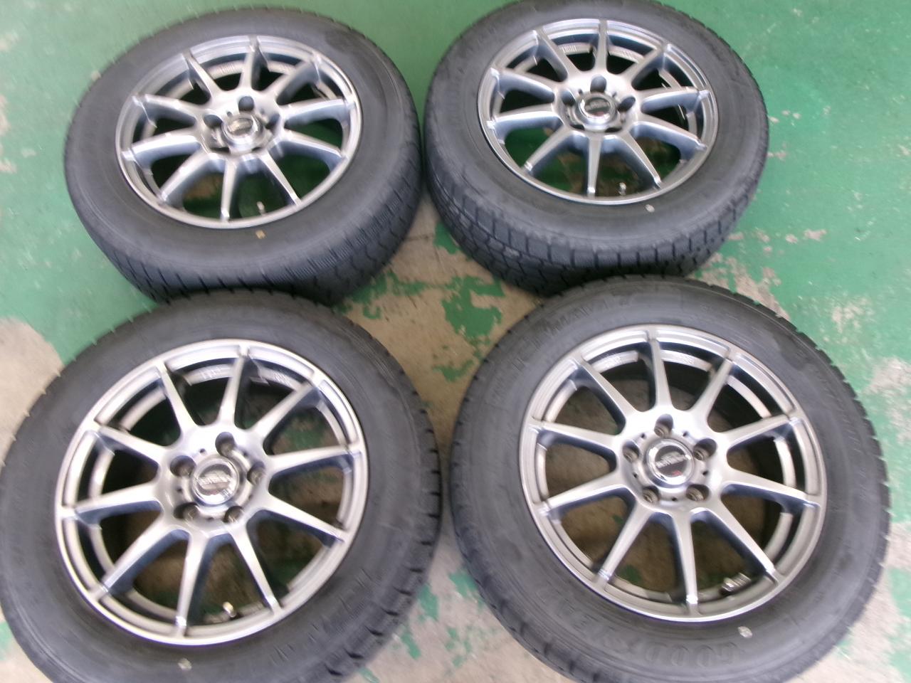 A-TECH SCHNEIDER Spoke wheels + GOODYEAR ICENAVI 7 205 / 60R16 92Q