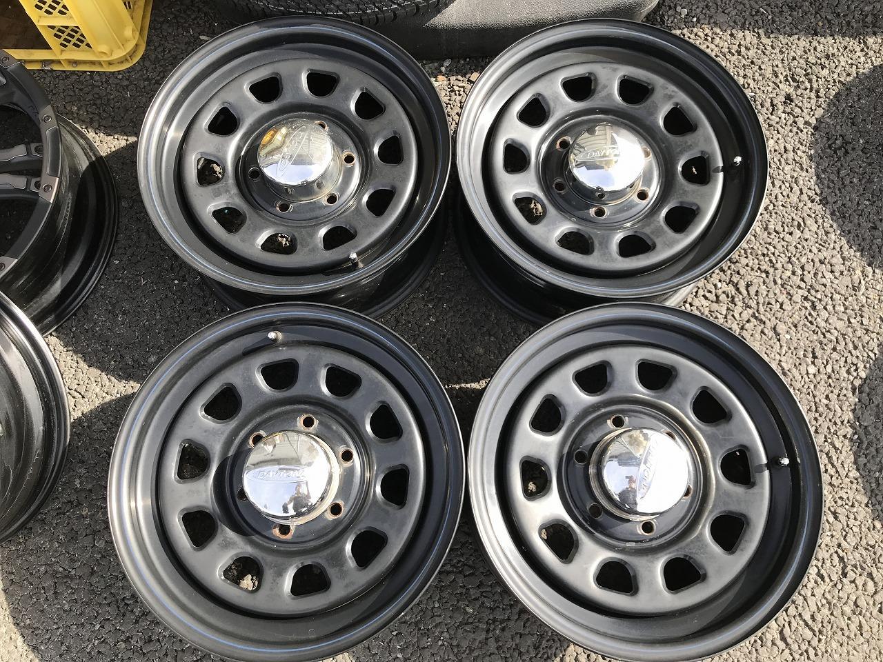 MLJ DAYTONA SS Black steel wheel