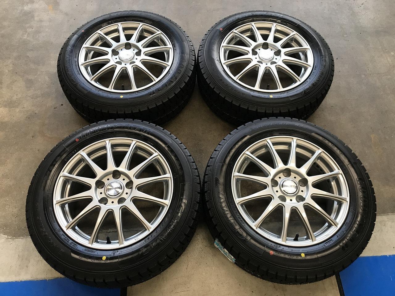 weds ravrion LUMERE + GOODYEAR ICENAVI 7 195 / 65R16 92Q