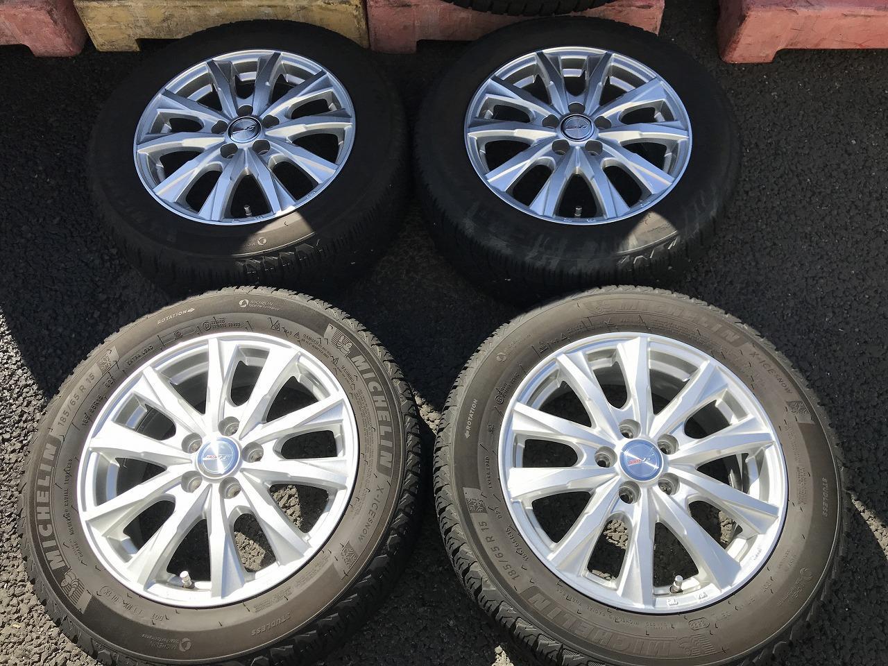 yellow WEDS JOKER SPIRITS + MICHELIN X-ICE 185 / 65R15 92T