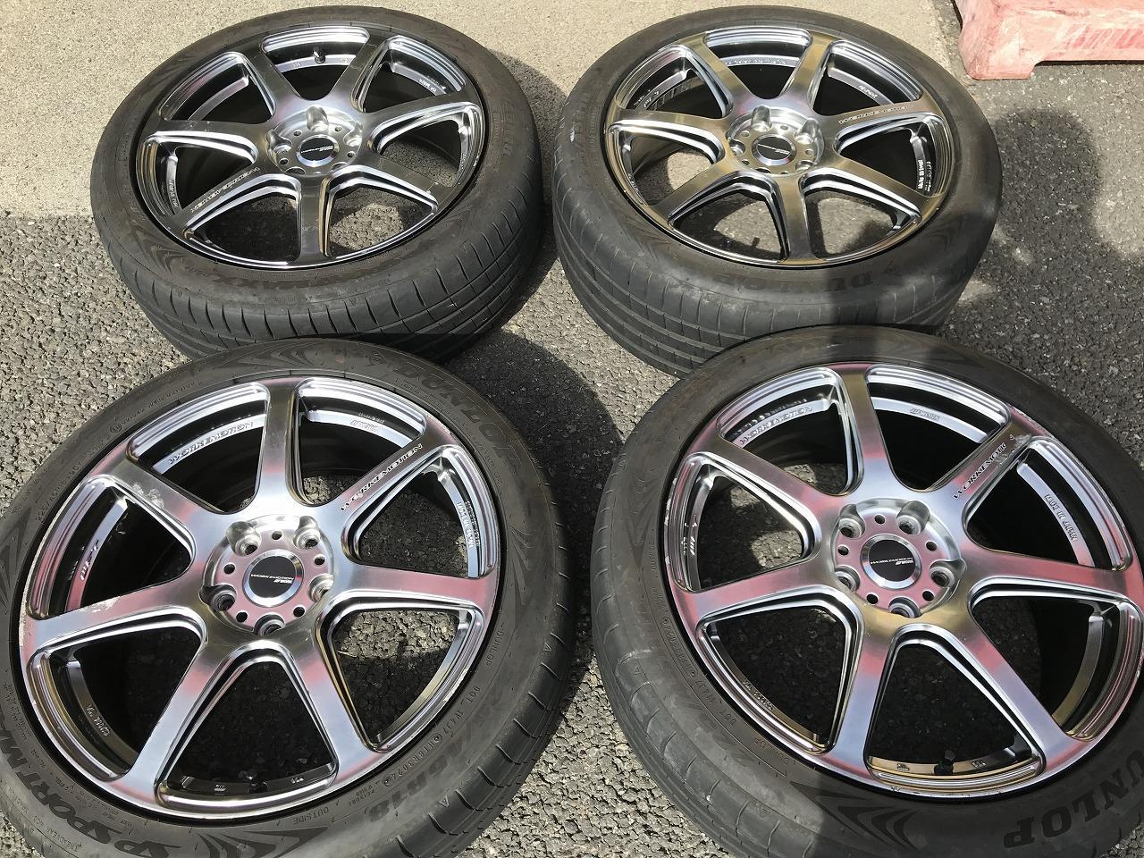 WORK EMOTION T7R + DUNLOP SP SPORT MAXX 060+ 225 / 45R18 95Y
