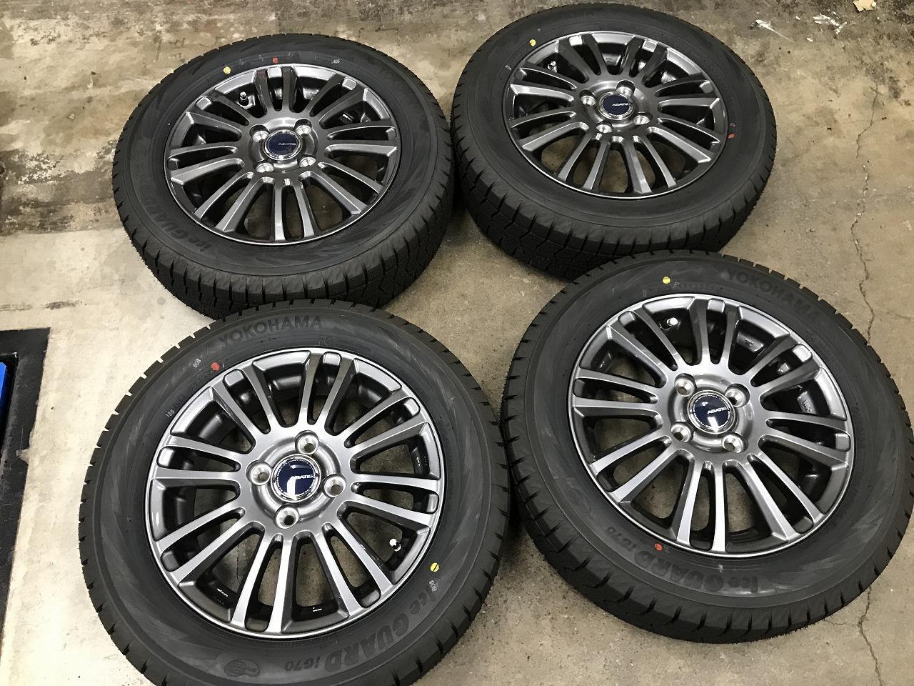 YOKOHAMA ABATIS EM + YOKOHAMA iceGUARD 7 IG70 165 / 65R14 79Q