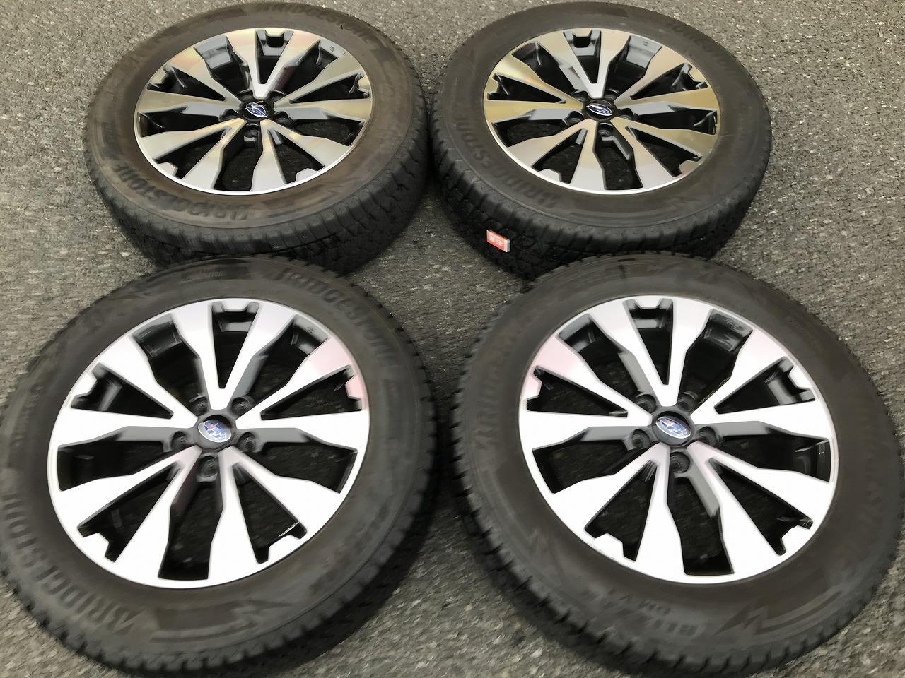 Pleiades Legacy Outback Original wheel + BRIDGESTONE BLIZZAK DM-V3 225 / 60R18 100S