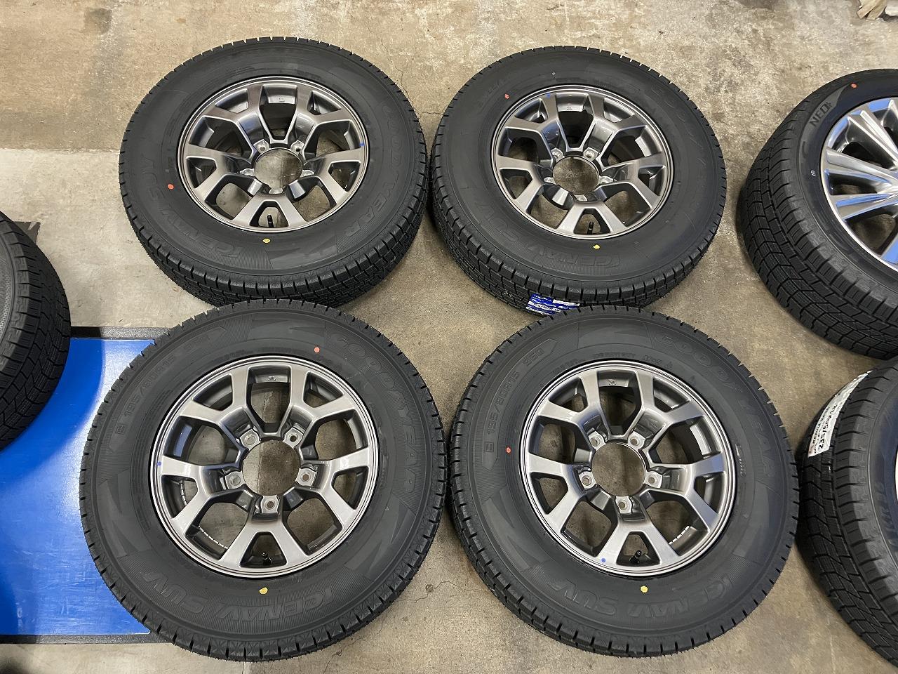 Tin Jimny Sierra Original wheel + GOODYEAR iceNAVI SUV 195 / 80R15 96Q