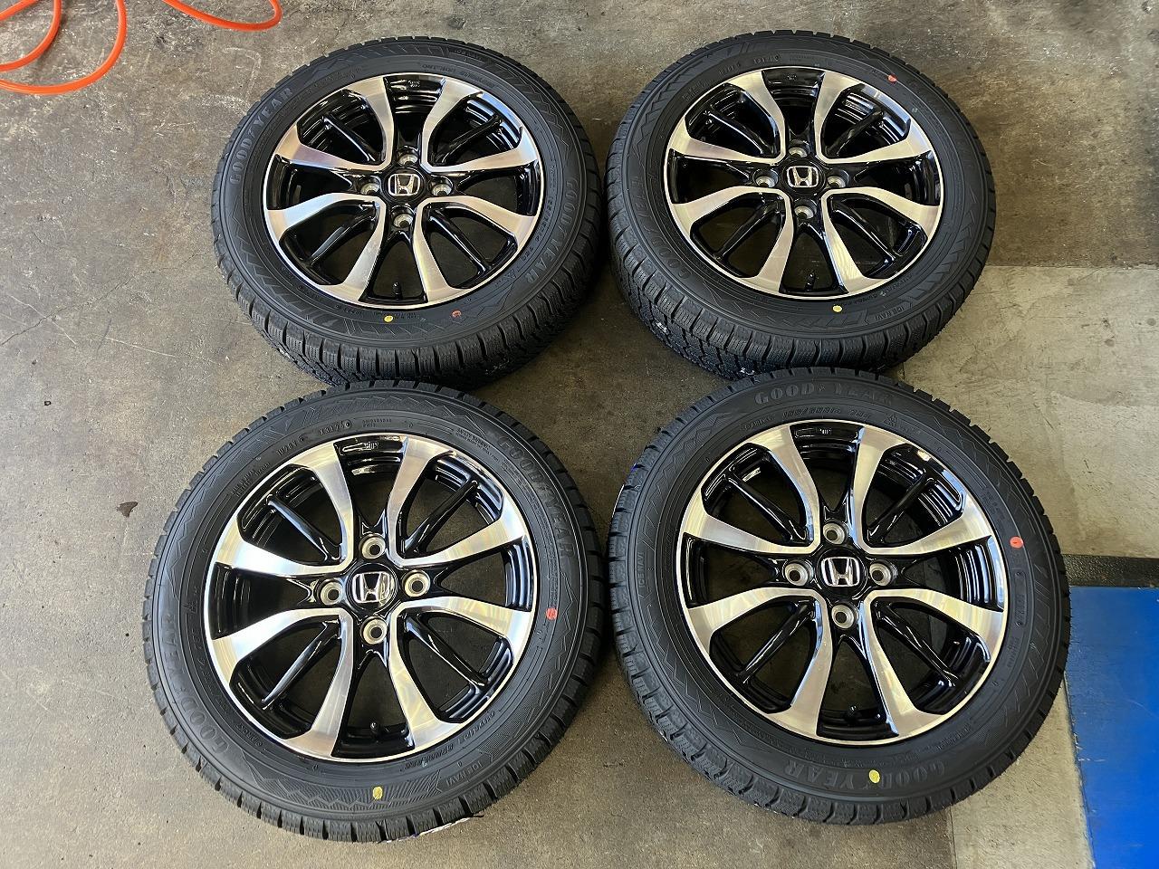 Honda N-BOX Custom Original wheel + GOODYEAR ICE NAVI Eight 155 / 65R14 75Q