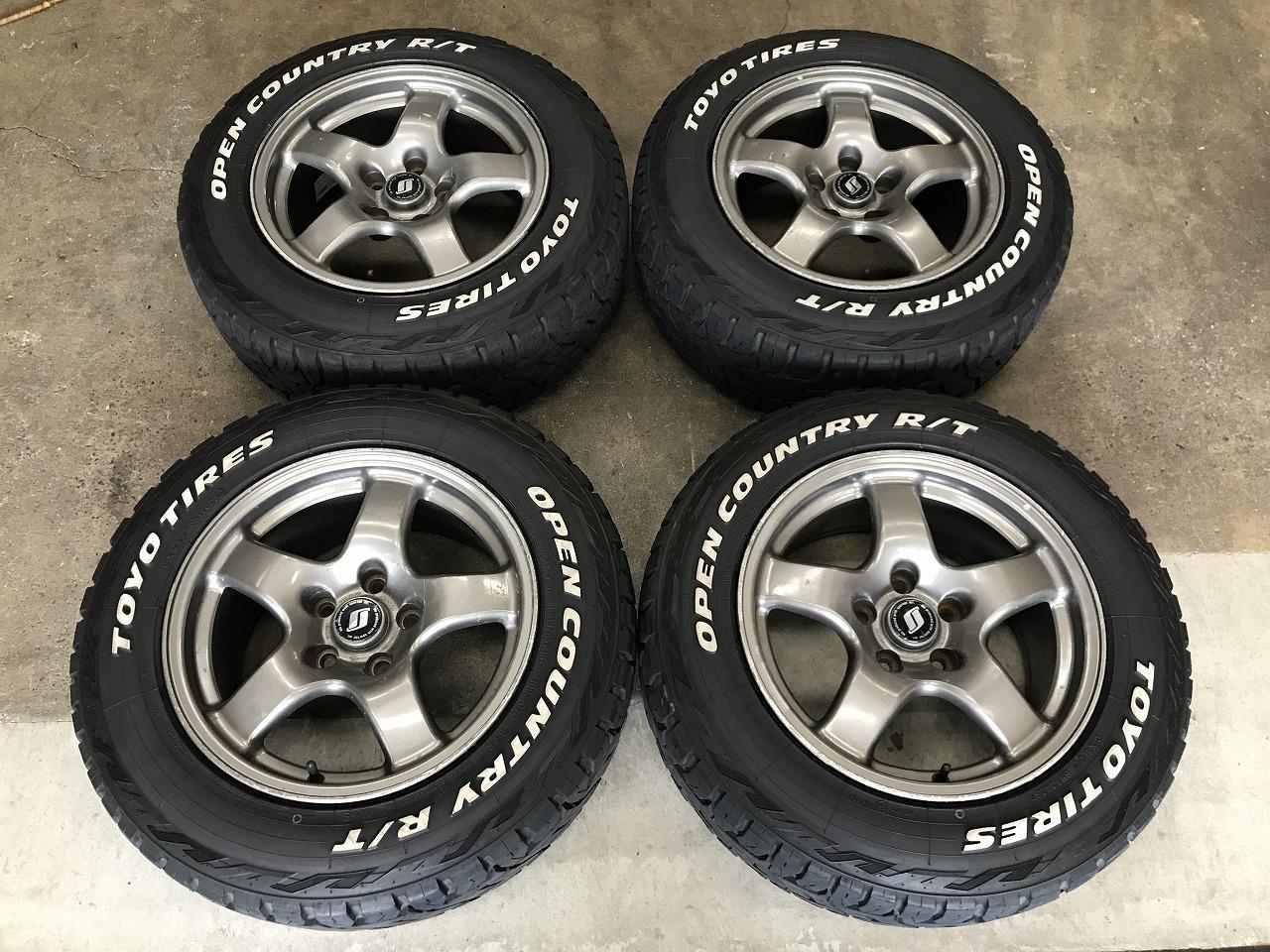 Genuine part size for Nissan Skyline GT-R Original wheel + TOYO OPEN COUNTRY R / T 215 / 65R16C 109 / 107Q 8P.R.