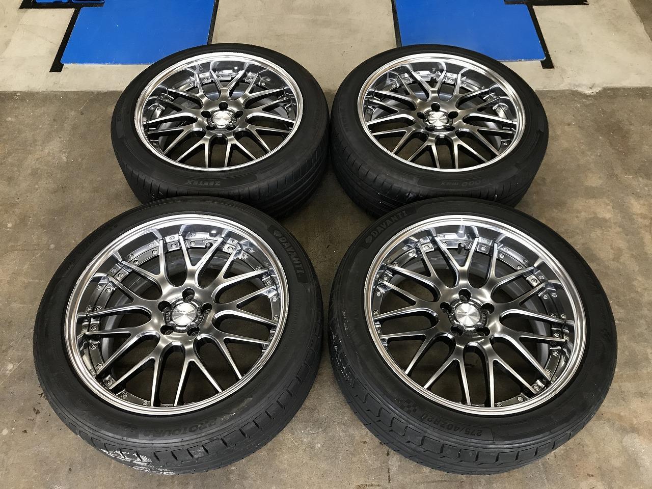 WORK LANVEC LM1 + ZEETEX SU5000 max 245 / 45R20 103Y XL + DAVANTI PROTOURA SPORT 275 / 40R20 106Y XL