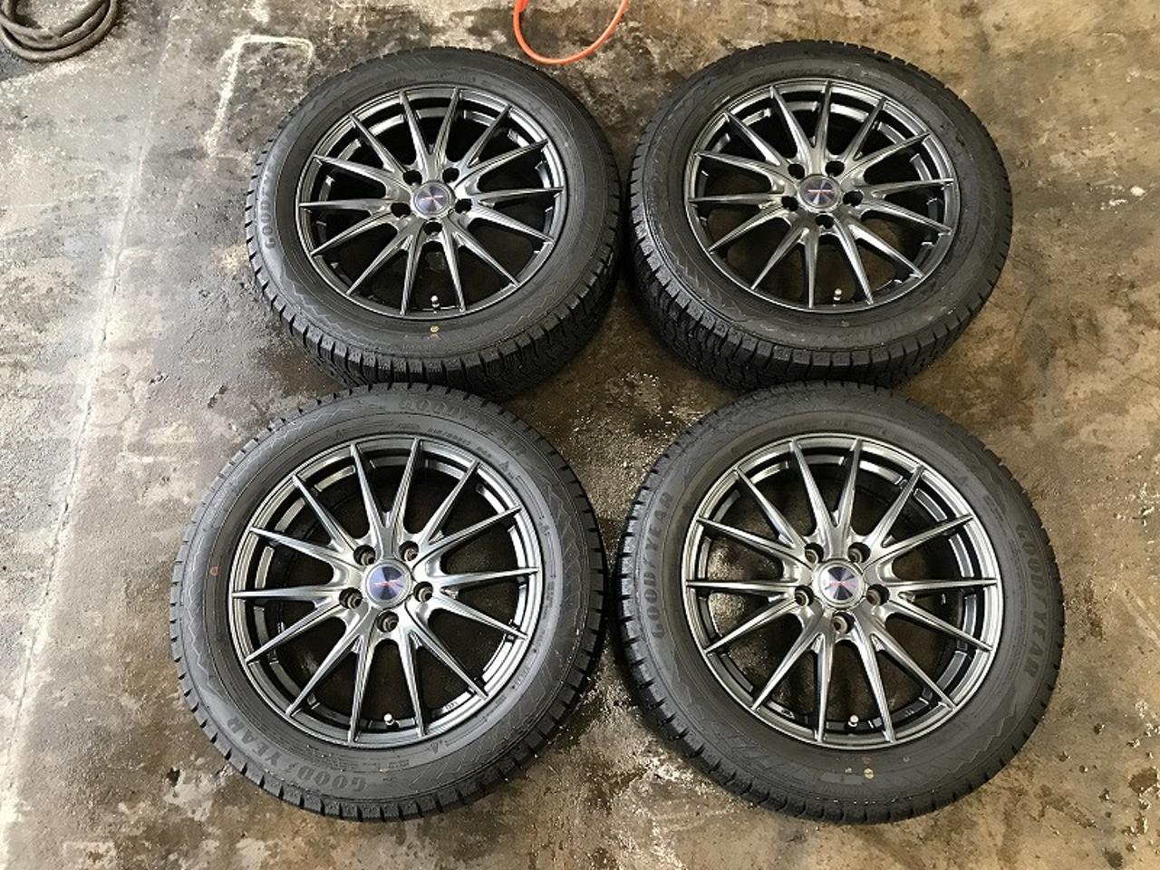 weds VELVA SPORT Z + GOODYEAR ICENAVI Eight 215 / 55R17 94Q