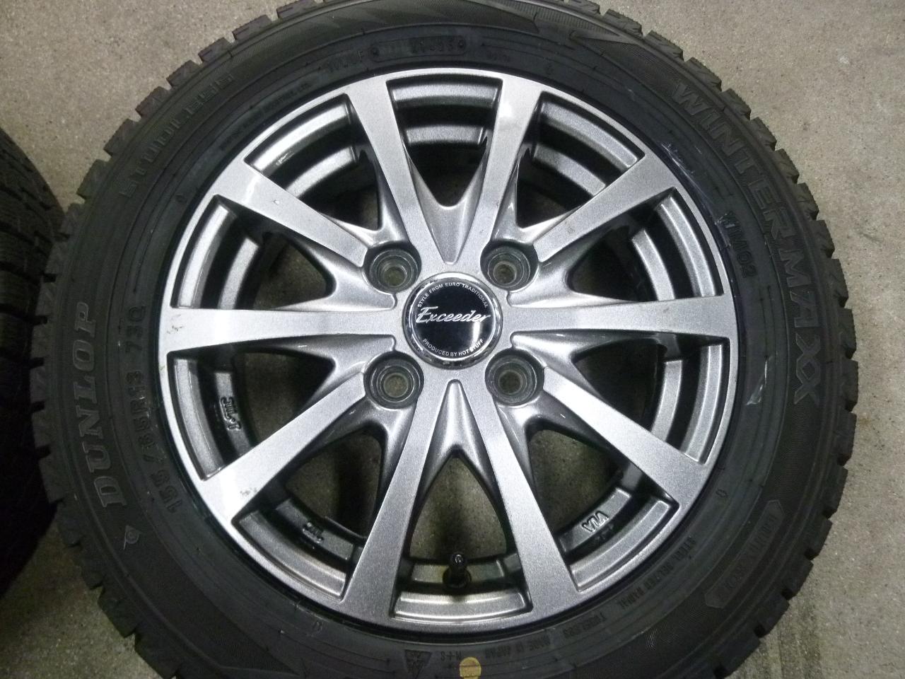 HOT STUFF Exceeder E03 + DUNLOP WINTERMAXX WM02