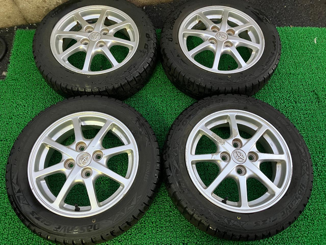 Toyota original Toyota genuine 14-inch aluminum wheels + TOYO GIZ 3
