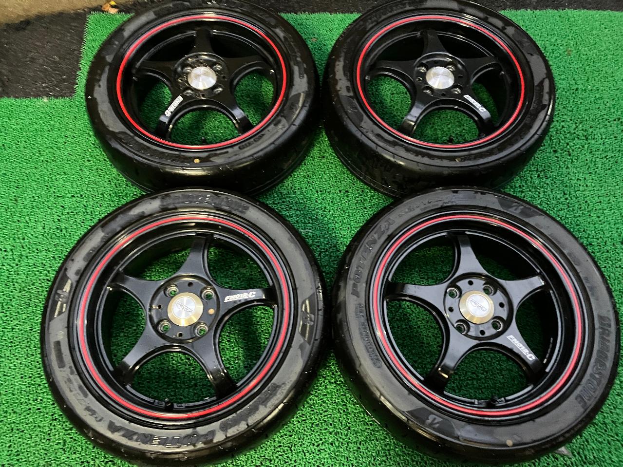 5ZIGEN 5ZIGEN FNO1R-C + BRIDGESTONE POTENZA RE-71RZ