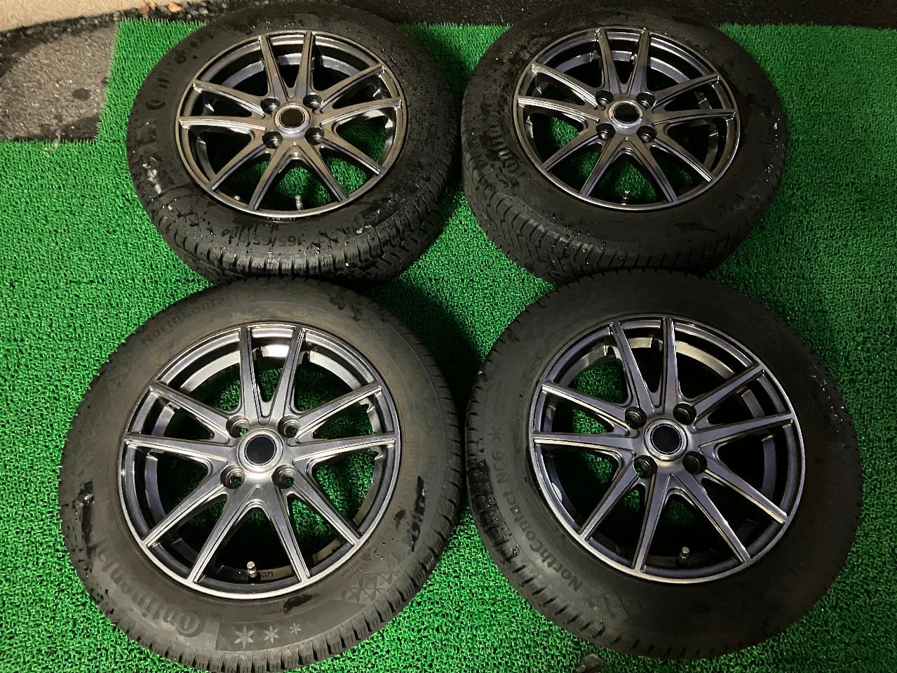 Unknown manufacturer 14-inch wheels + ContinentalNorthContact NC6