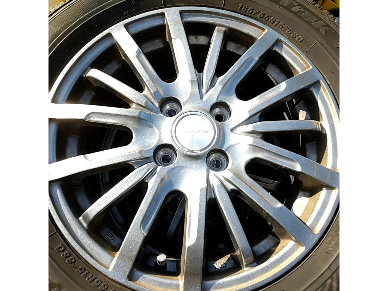 Recycled AUTOBACS SEVEN LEBEN DS5 15 inches aluminum wheels