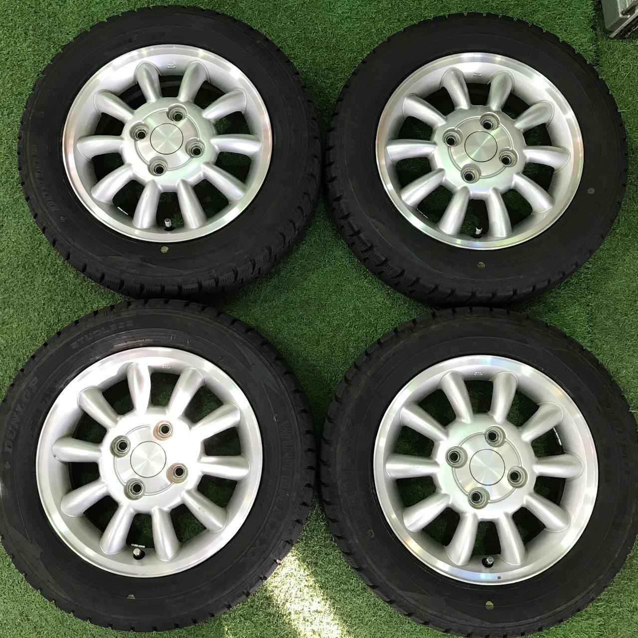SUZUKI Altra bread Genuine + DUNLOP WINTERMAXX WM02 155 / 65R13 Made in 2022 4 pieces set