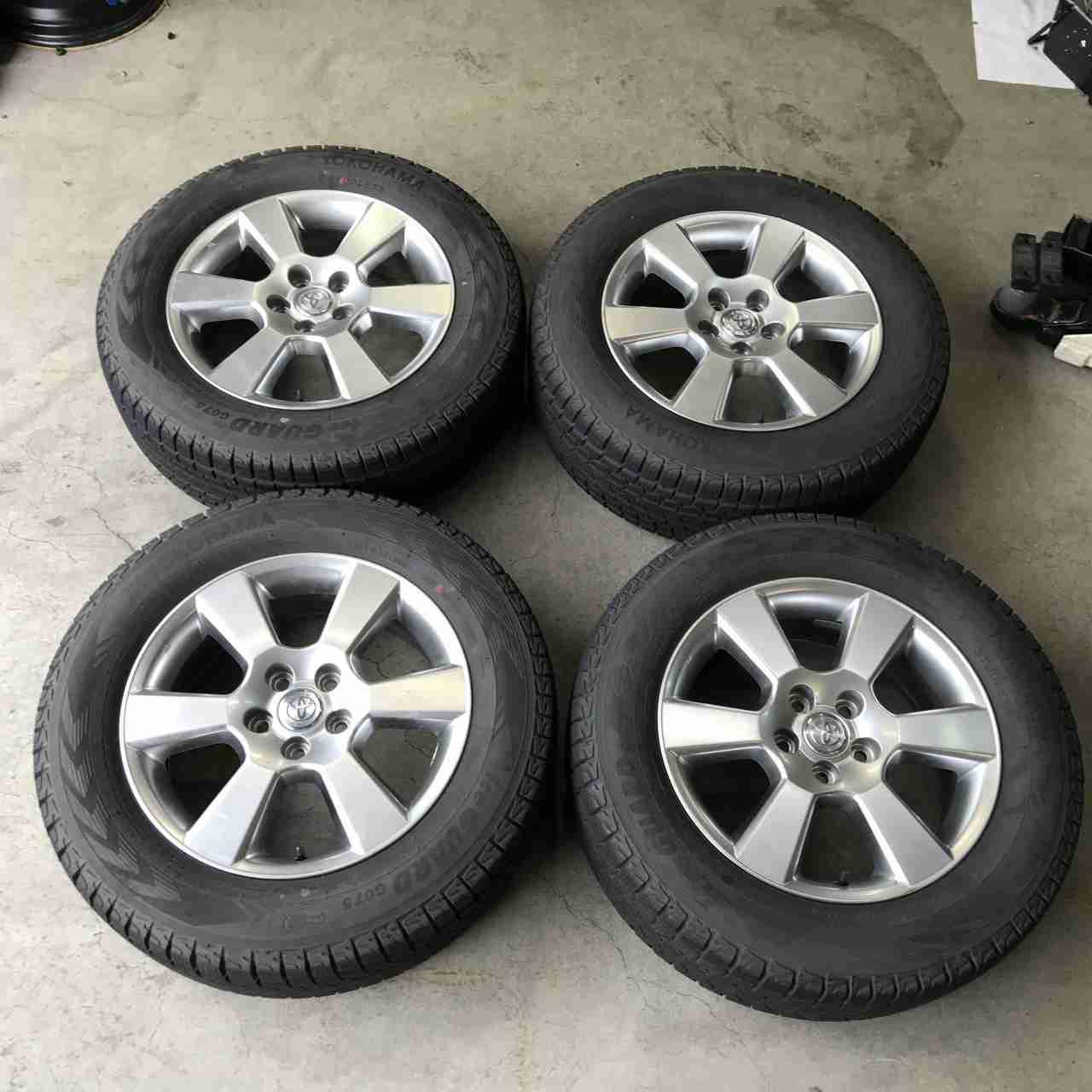 TOYOTA 30 Series Harrier Genuine Parts + YOKOHAMA iceGUARD G075 225 / 65R17 Made in 2023 4 pieces set