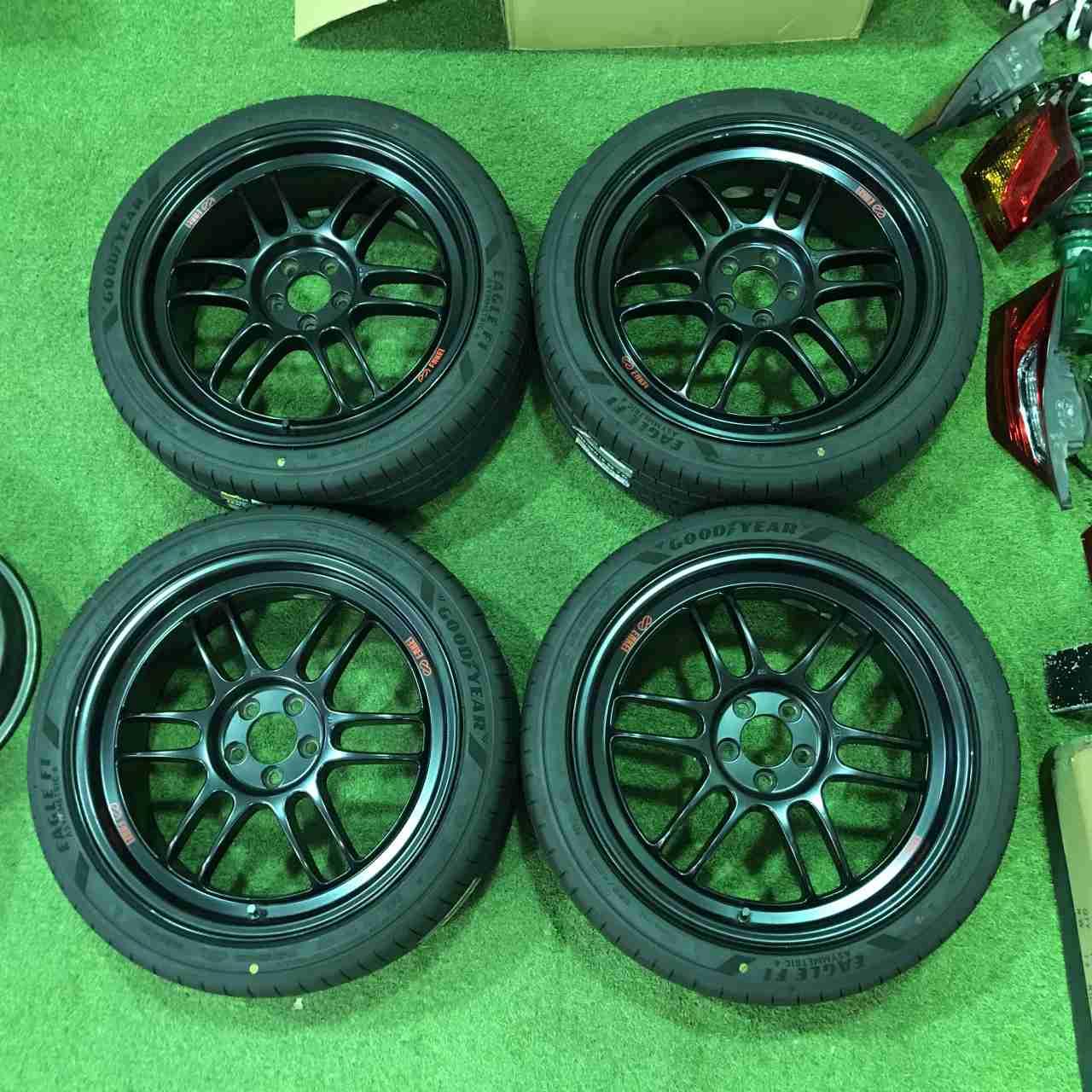 Brand new tires included! ENKEI Racing RPF1 + GOODYEAR EAGLE F1 ASYMMETRIC6 225 / 40R18