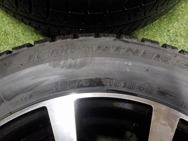 HOT STUFF Laffite SK-10 + BRIDGESTONE ICE PARTNER2 185/60R15 2023年製