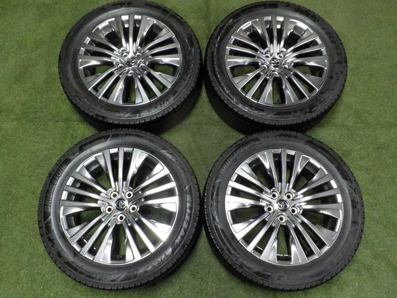 Toyota genuine 80-series Harrier Z grade Original wheel + BRIDGESTONE BLIZZAK VRX3 225 / 55R19 2024 4 pieces set