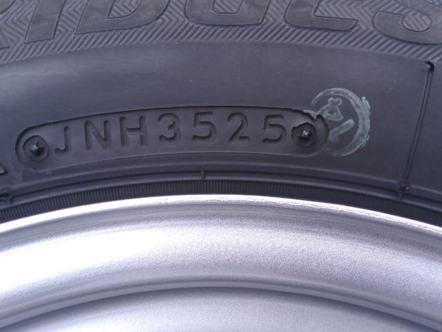 【ダイハツ純正】 ハイゼット純正スチール+【BRIDGESTONE】W300