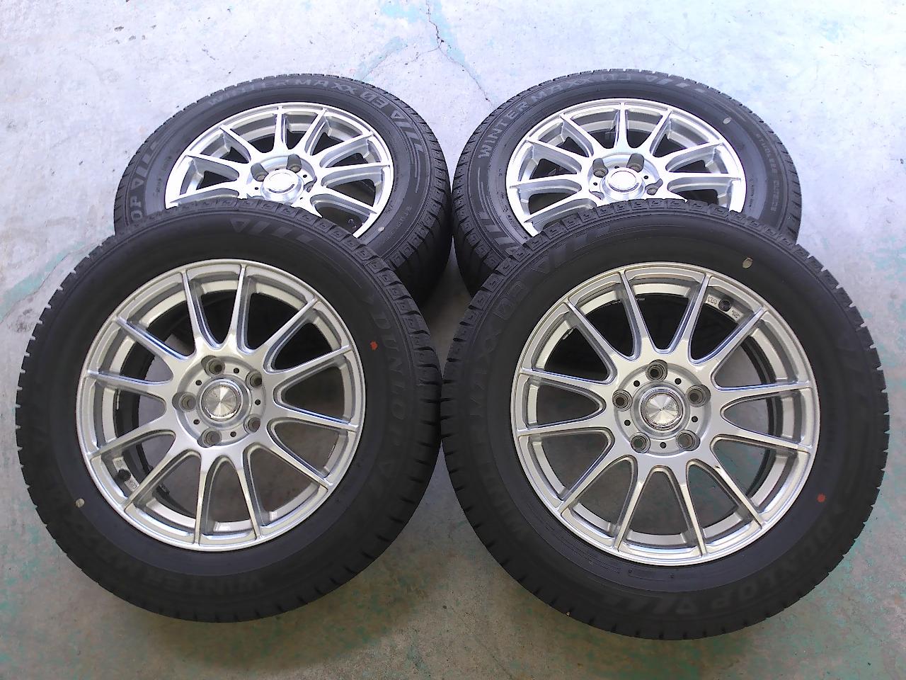 YOKOHAMA STANDARD WHEEL GRASS + DUNLOP WNTERMAXX 03