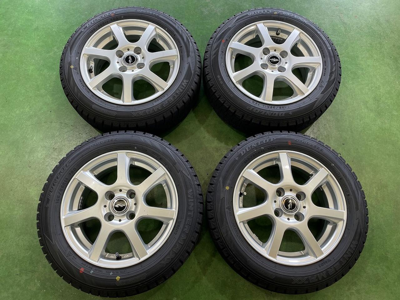 weds ravrion P3 + DUNLOP WINTERMAXX WM02 165 / 65R14 Made in 2025 Tank/Roomy/Passo etc.