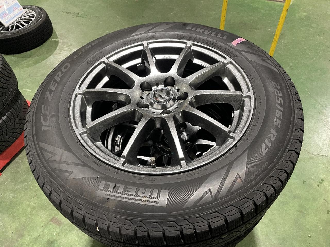 MID SCHNEIDER StaG + PIRELLI ICE ZERO ASIMMETRICO 225 / 65R17 Made in 2022 4 pieces set