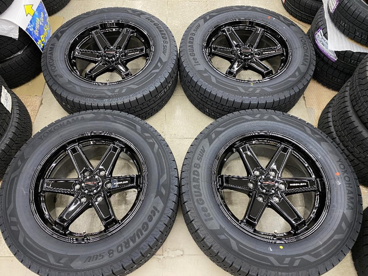 Recommended vehicle: Hilux/150 series Prado wedsKEELER TACTICS+YOKOHAMAiceGUARD8 SUV 265 / 60R18 New set!
