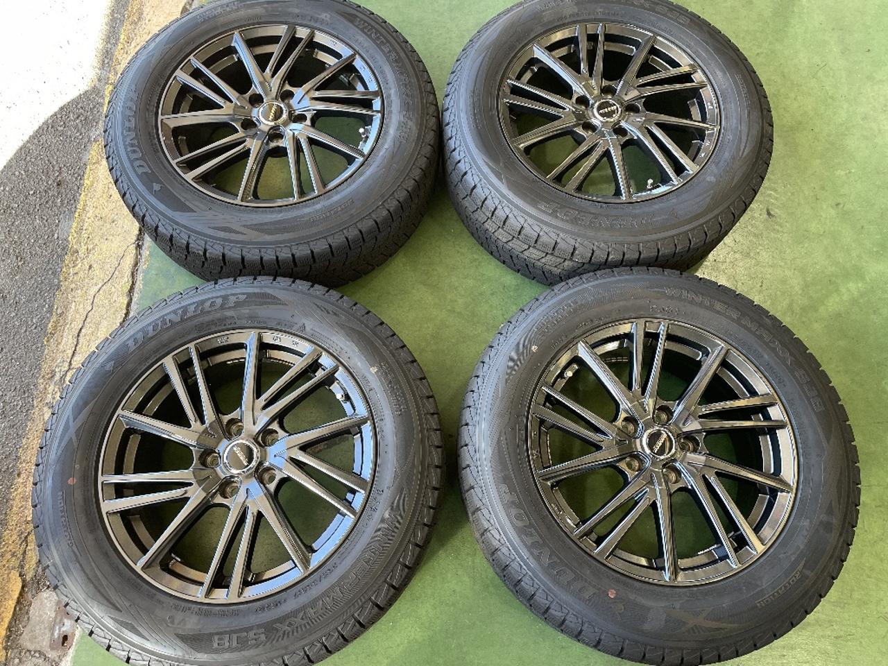 Recommended models: Harrier/RAV4 HOT STUFFWAREN W06 + DUNLOP WINTERMAXX SJ8 + 225 / 65R17 Yes puncture repair
