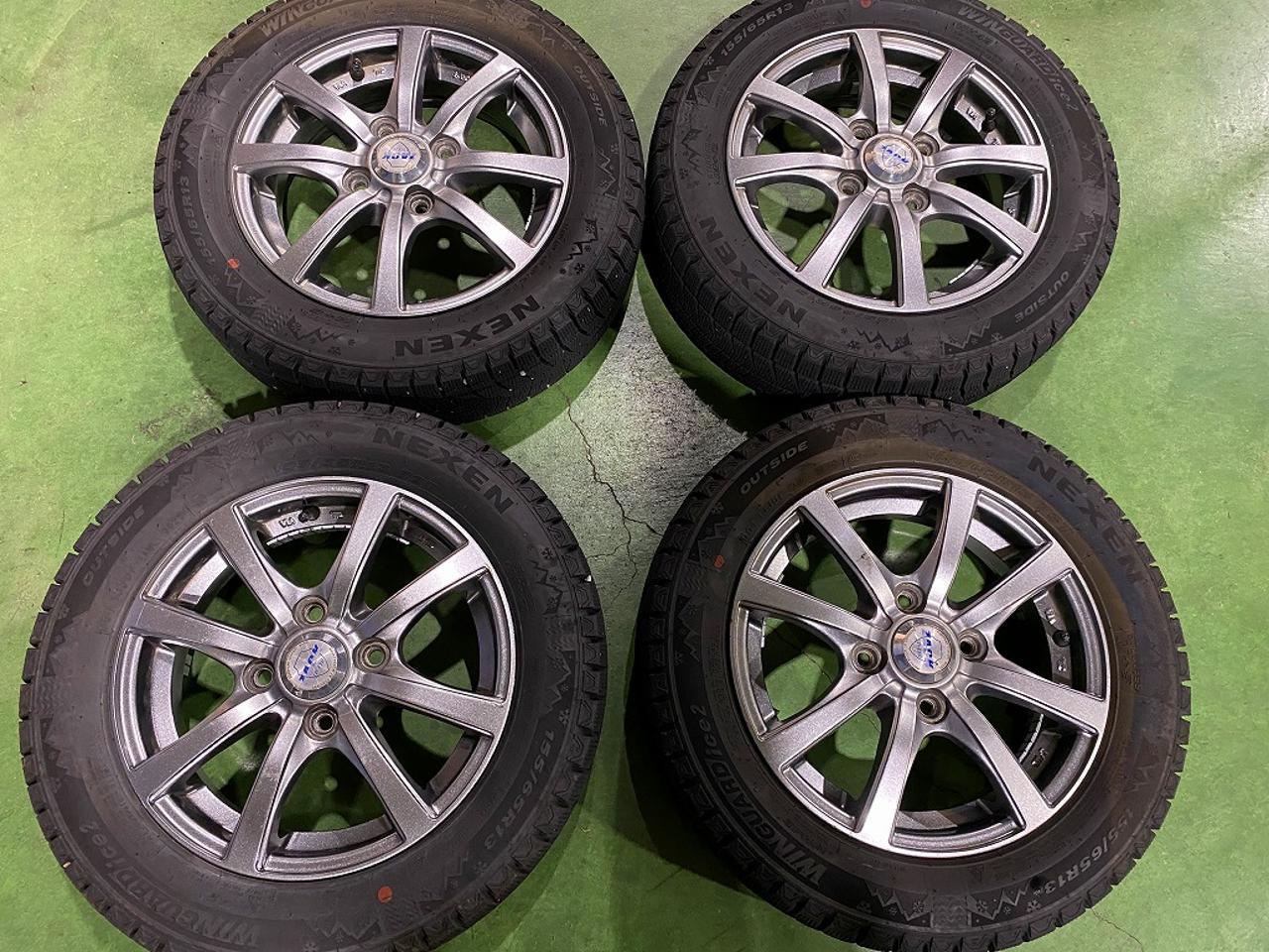 JAPAN SANYOZACK JP-110+NEXEN/ROADSTONEwinGUARD ice 2 155 / 65R13 Groove fewer