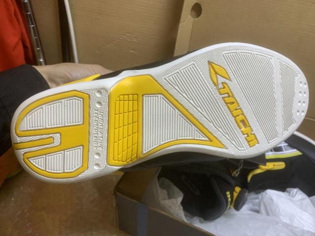 廃盤品【YAMAHA】YAMAHAxRS TAICHI メッシュライディングシューズ 未使用?27cm  YAMAHA専用色☆BLACK x YELLOW☆