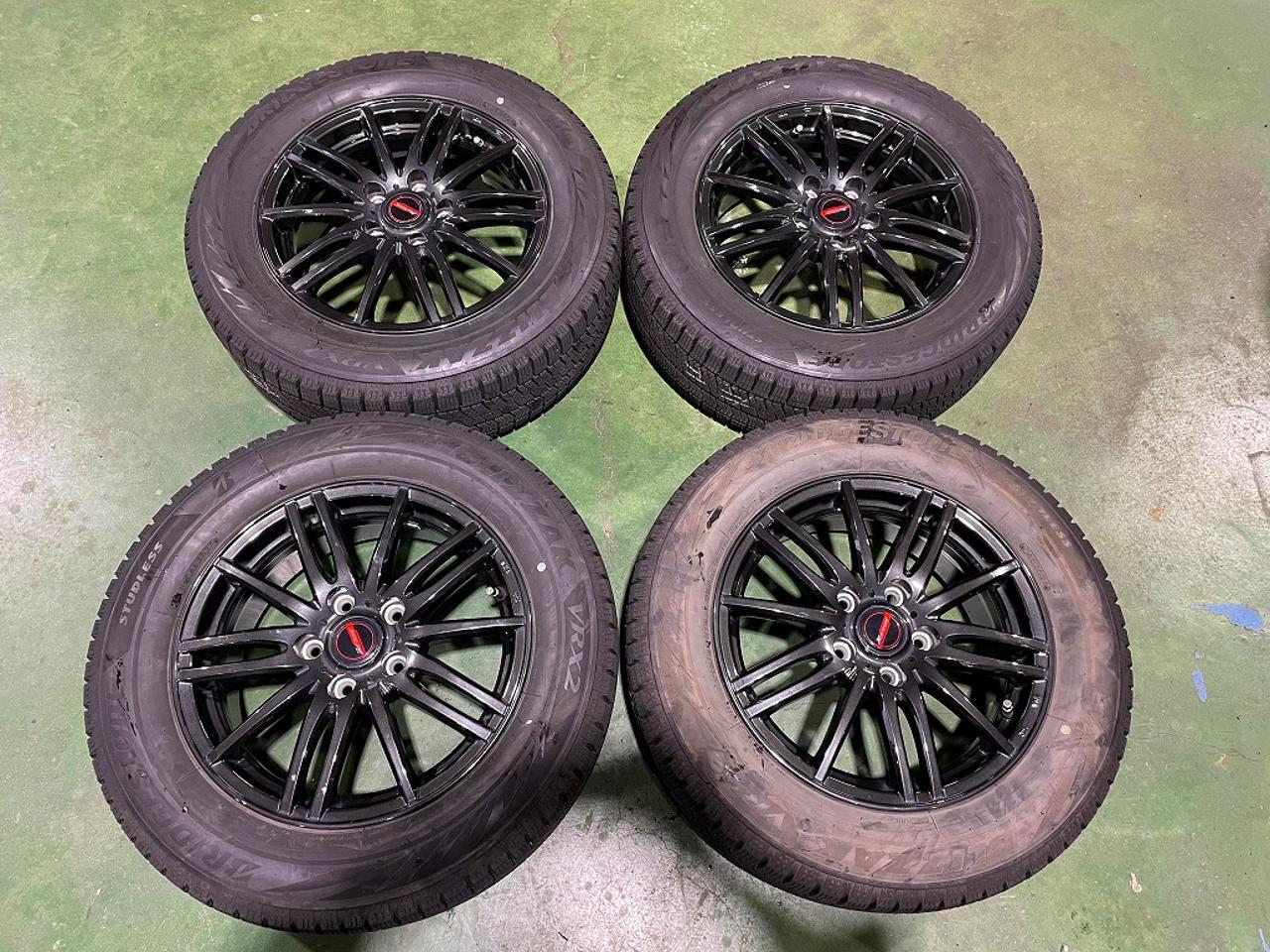 DUNLOP Barosso DN15 + BRIDGESTONE BLIZZAK VRX2 215 / 60R16 Made in 2024 4 pieces set