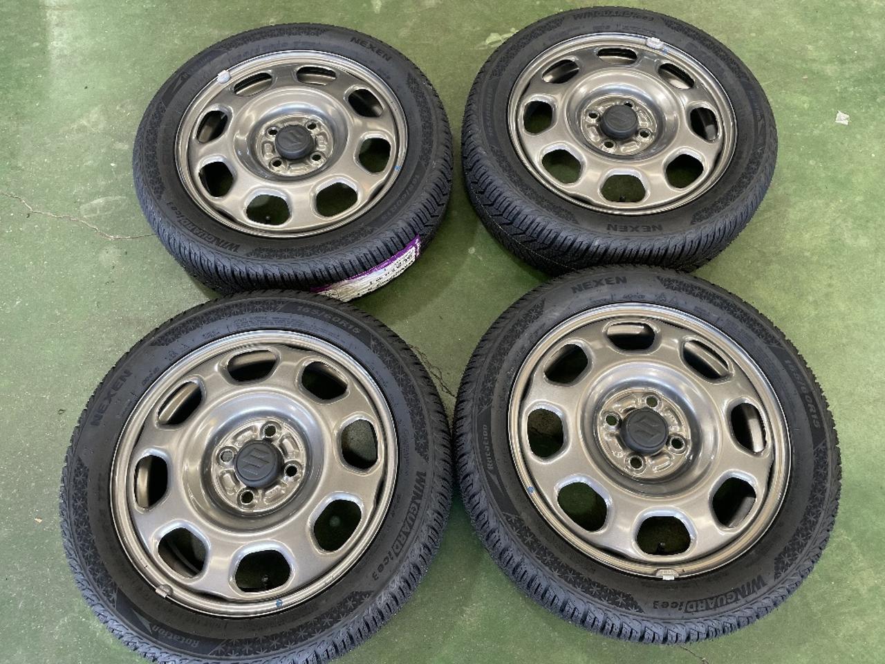 SUZUKI Hustler genuine steel + NEXEN Winguard ice3 165 / 60R15 2026 tires are brand new! Also suitable for Kei cars.