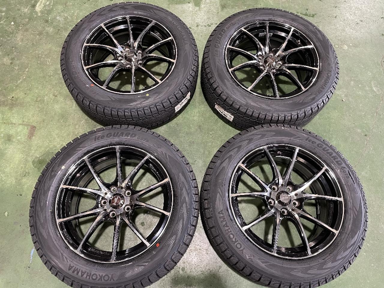 88 WedsSport SPORT SA-10R + YOKOHAMA IceGuard G075 SUV 235 / 60R18 Unused tires from 2024! For Solterra/CX-60 etc.