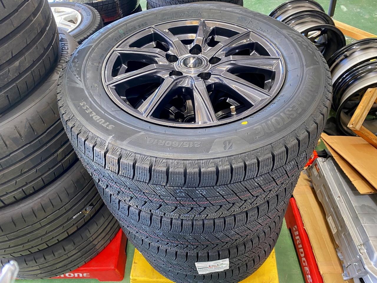 88 DUNLOP DUFACT DT9 + BRIDGESTONE BLIZZAK VRX3 215 / 60R16 Brand new 2026 tires! Compatible with WR-V/Vezel/Odyssey/CX-3