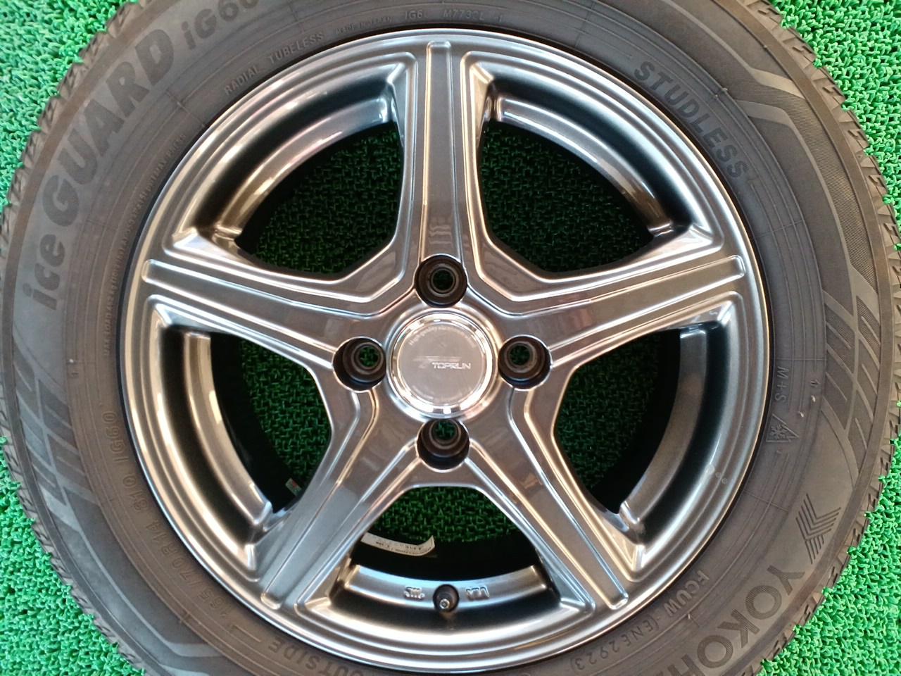 BRIDGESTONE TOPRUN VR5 + YOKOHAMA iceGUARD iG60