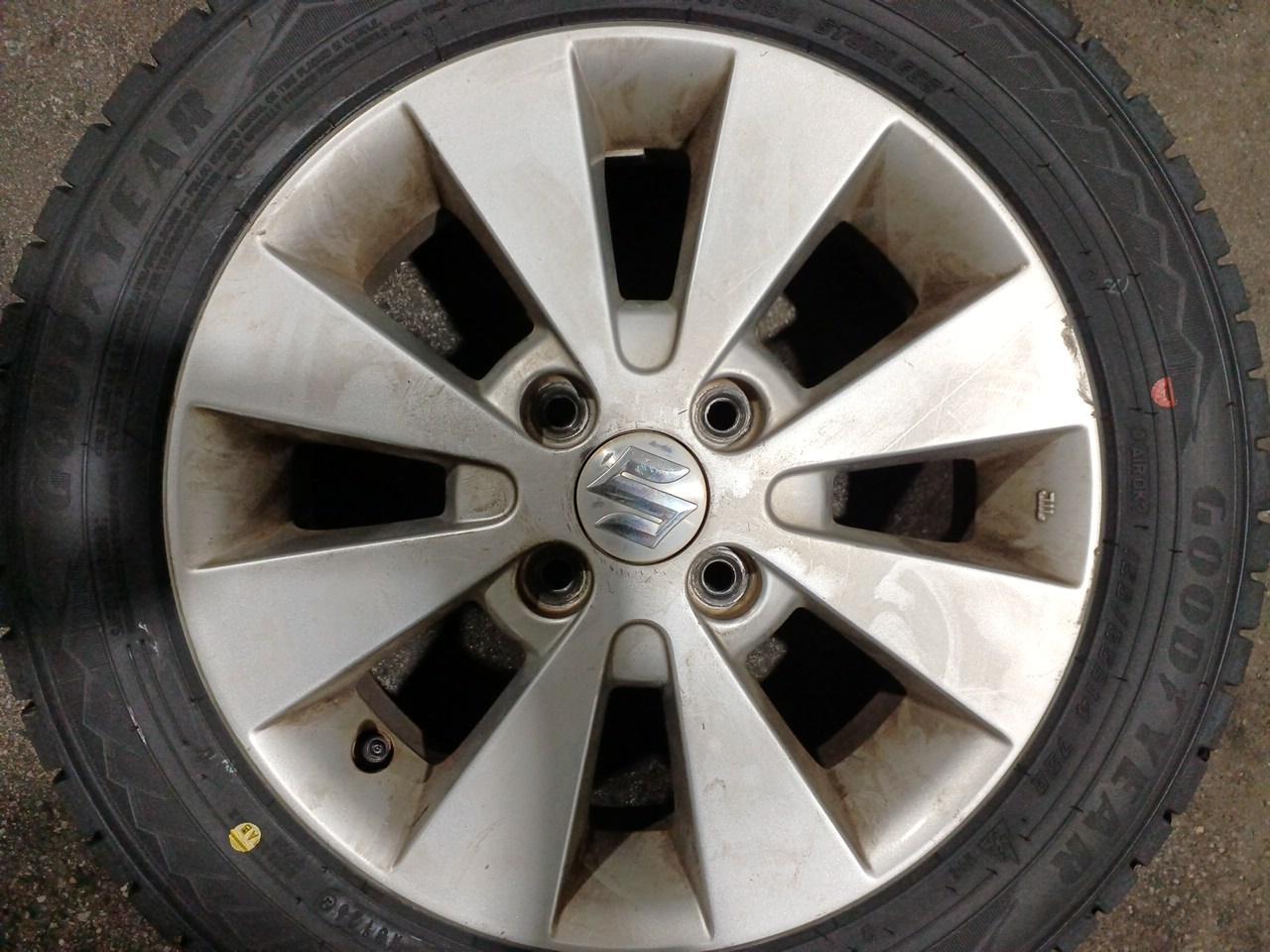 SUZUKI MH34S Wagon R original wheel + GOODYEAR ICE NAVI8