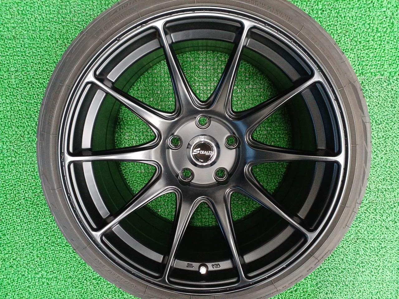 REDLINE STEALTH Racing SPEC-01 + NITTO NT555 G2 *Different remaining grooves* Tire wheel 2 pcs set
