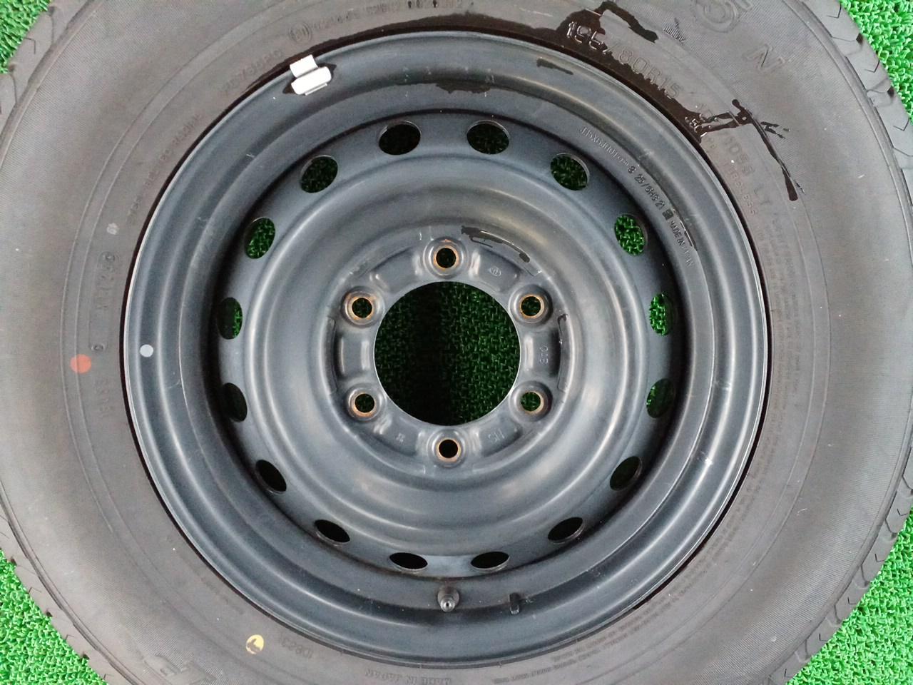 TOYOTA 200 series Hiace genuine steel wheel + DUNLOP SP175N