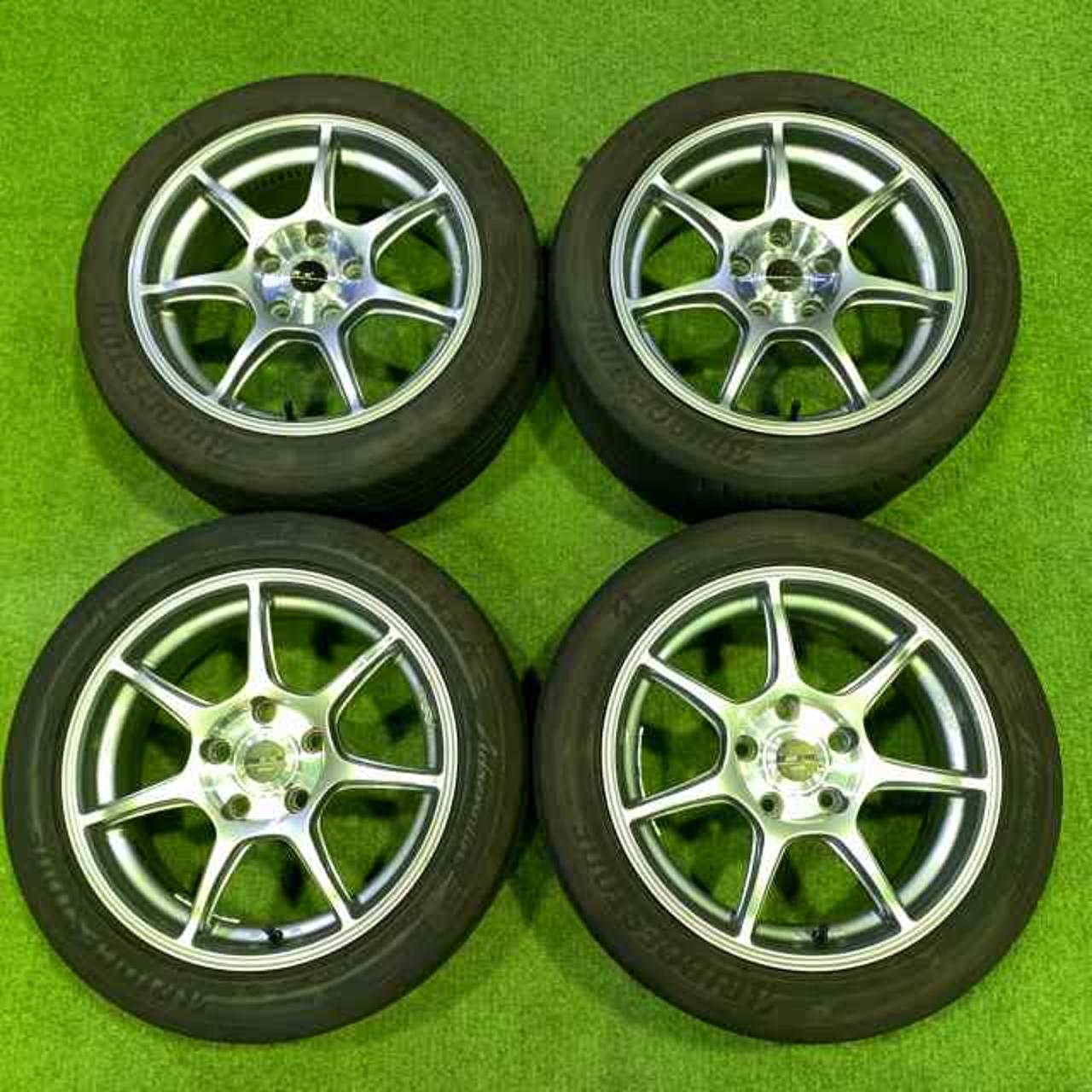 ENKEI Racing RS + M + BRIDGESTONE POTENZA adrenalin RE004 Made in 2025