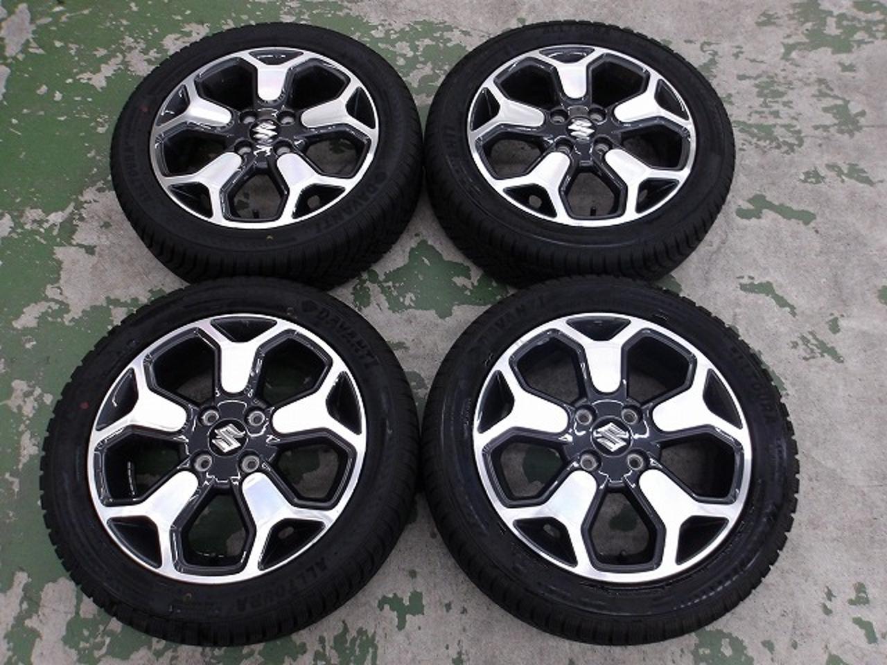 Suzuki genuine Alloy Wheels Hustler MR52S / MR92S + DAVANTI ALL TOURA 4-SEASONS 165 / 60R15 77H