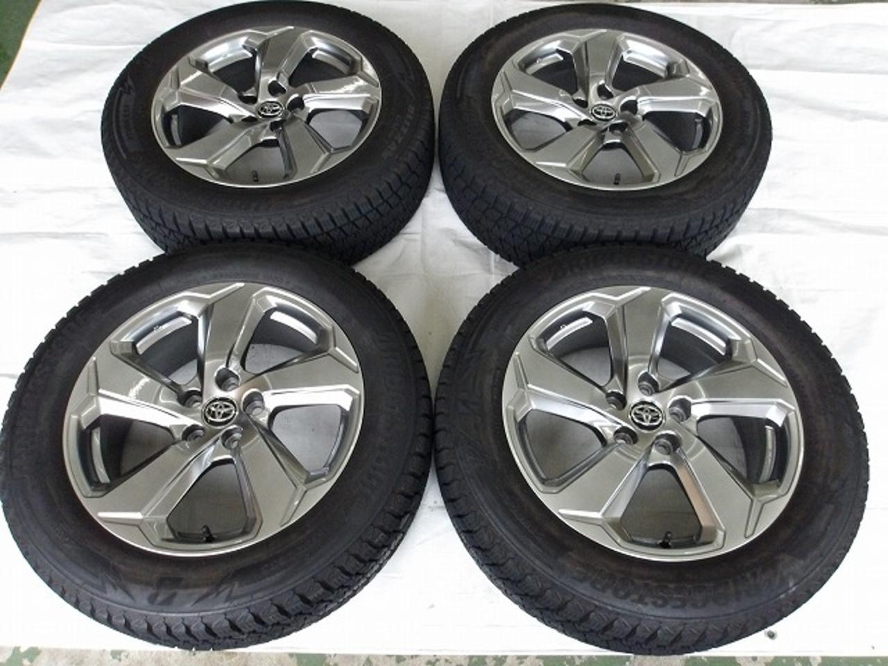 Toyota genuine Alloy Wheels RAV4 MXAA50 Previous period G grade + BRIDGESTONE BLIZZAK DM-V3 225 / 60R18 100Q 4 pieces set