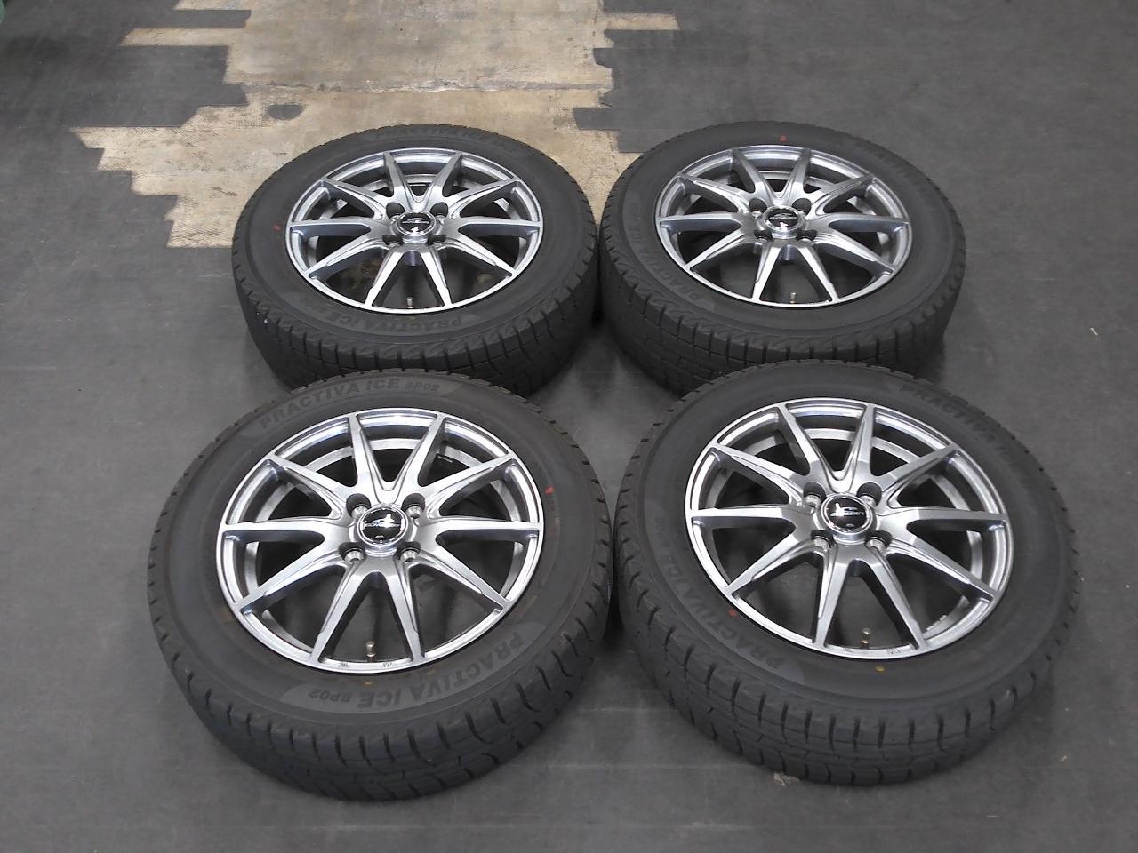 A-TECH SCHNEIDER Aluminum wheels + Yellow Hat PRACTIVA ICE BP02