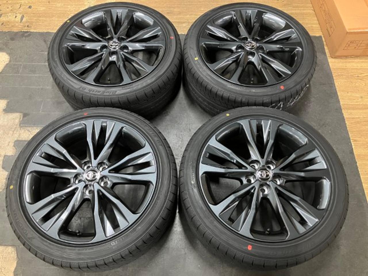 Toyota genuine Corolla Touring / 210 series WxB Original wheel + YOKOHAMA BluEarth-GT